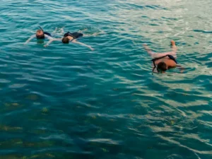 view of the clear turquoise waters and coral reef at Catalina Island Dominican Republic